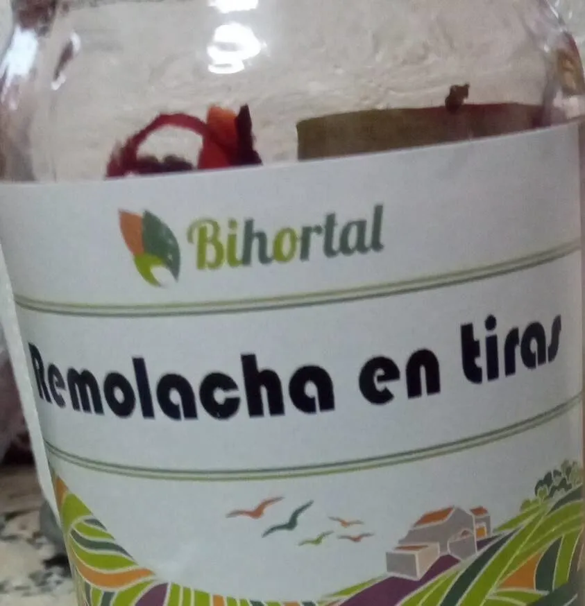 Remolacha en tiras