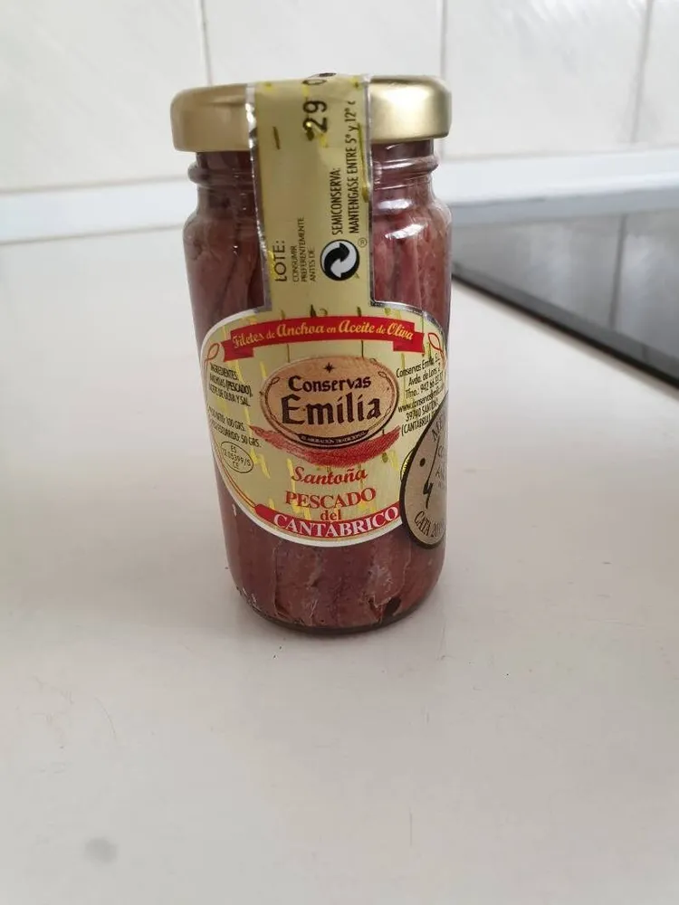 Filetes de anchoa en aceite de oliva