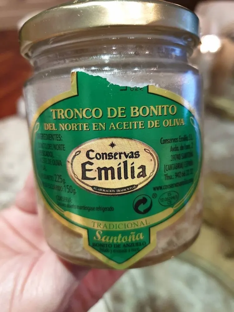 Tronco de bonito del norte aceite de oliva