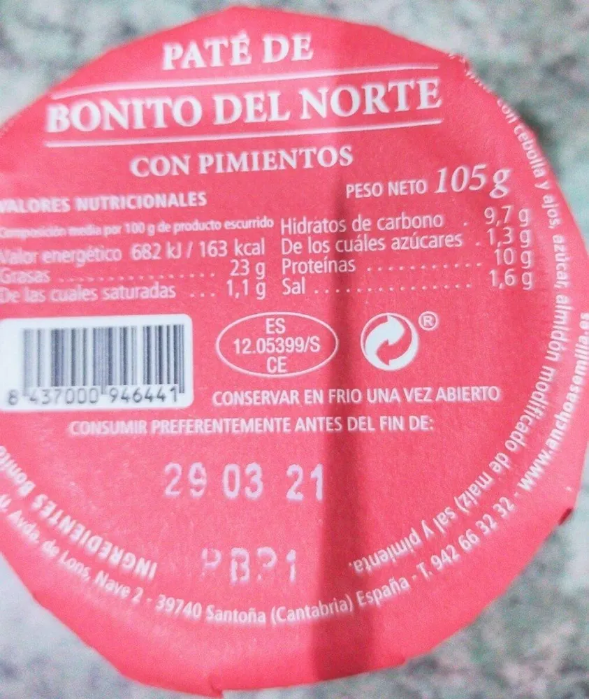 Pate de bonito