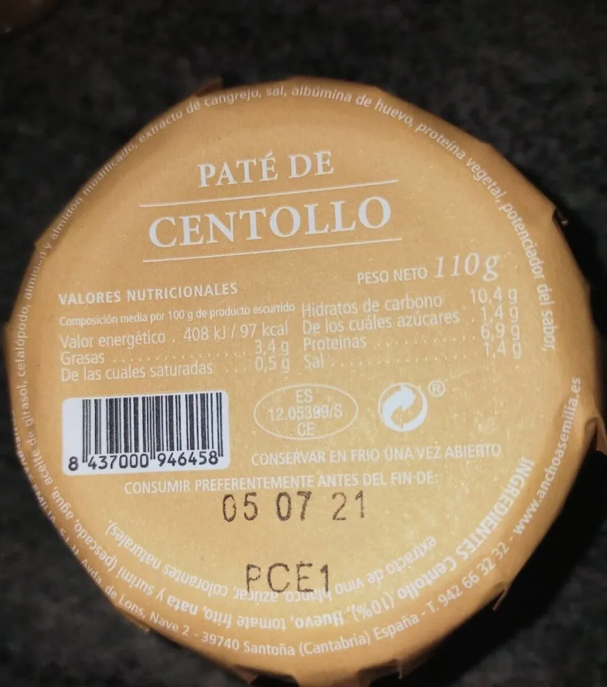 Paté de centollo