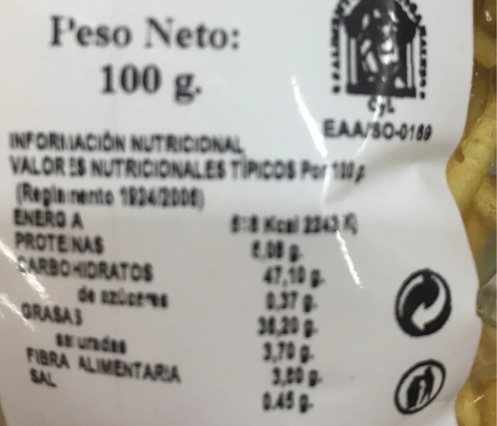 Patatas fritas paja aceite de oliva
