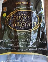 Patatas fritas artesanas wasabi