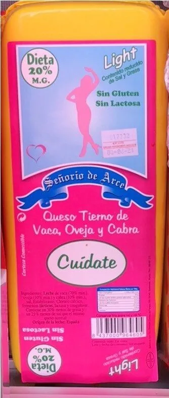 Queso tierno de vaca, oveja y cabra