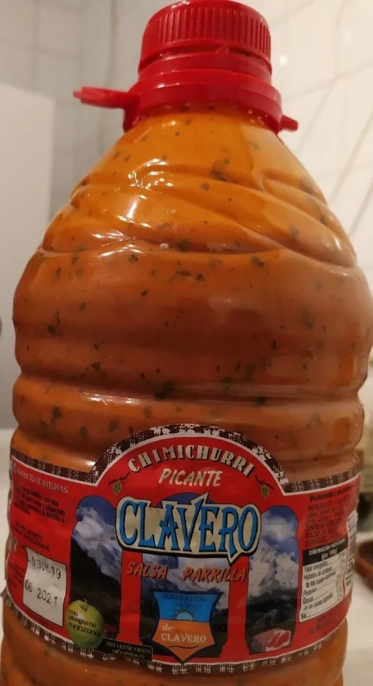 Salsa Chimichurri picante. Salsa parrilla