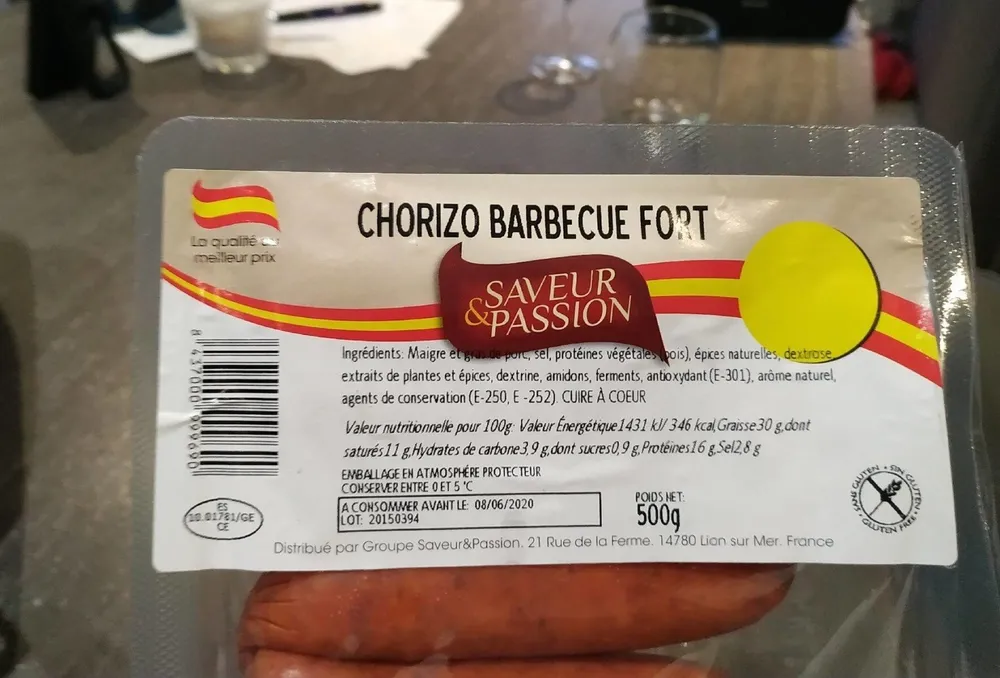 Chorizo barbecue fort