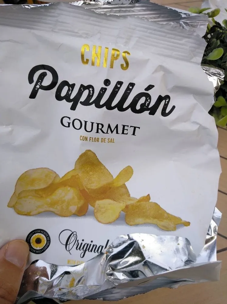 Chips gourmet con flor de sal