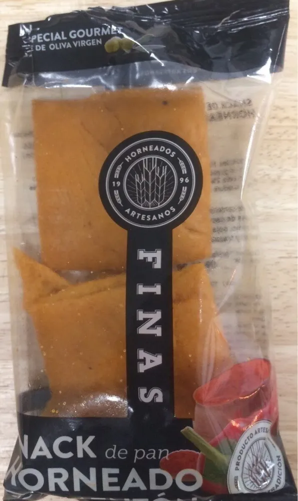 Snack de pan horneado al pimentón