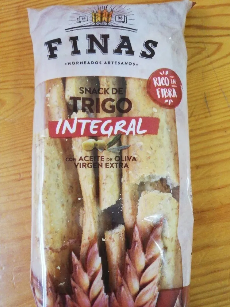 Snack de trigo integral