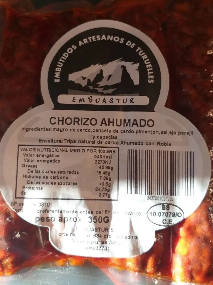Chorizo ahumado