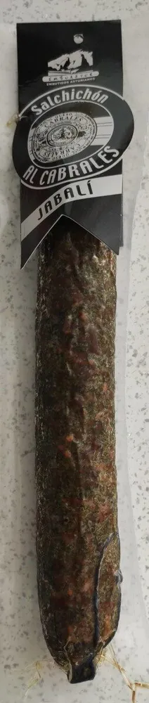 Salchichón al cabrales jabalí