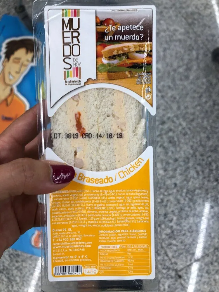 Sandwich Pollo Braseado