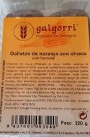 Galletas de Naranja con choco