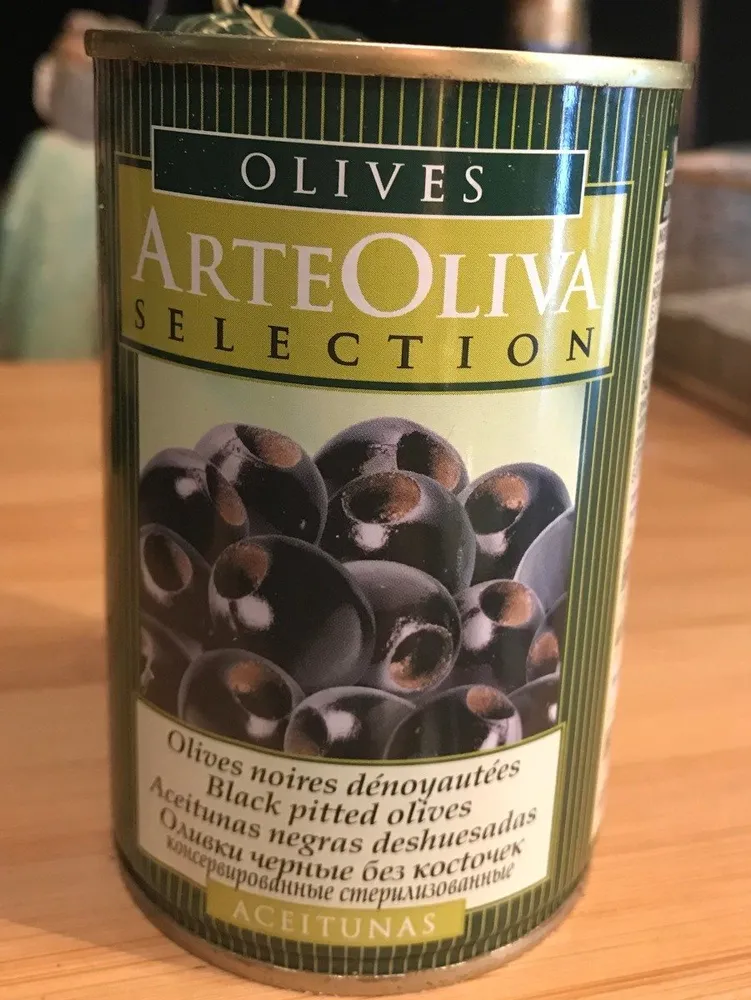 Olives noires dénoyautées