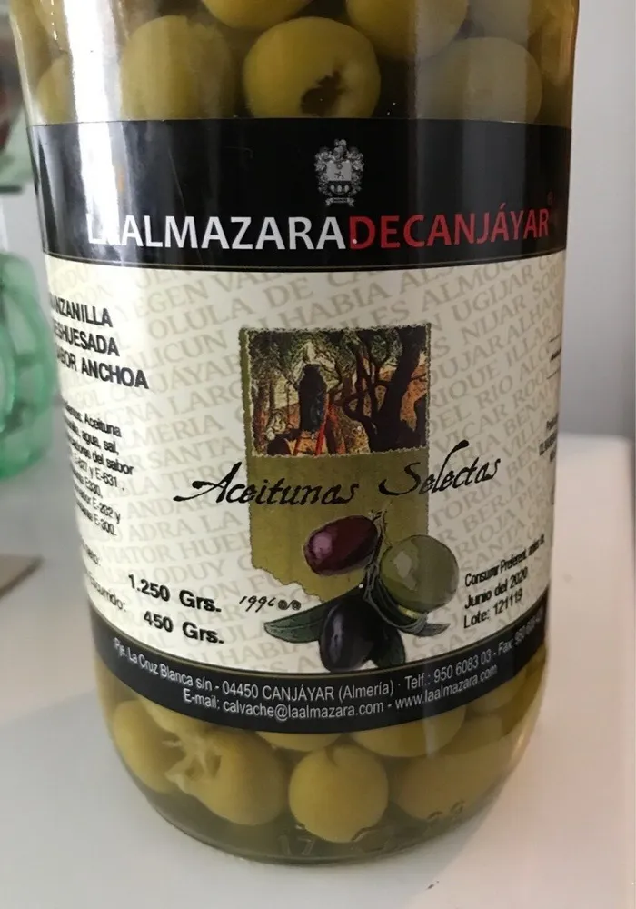 Aceitunas deshuesadas