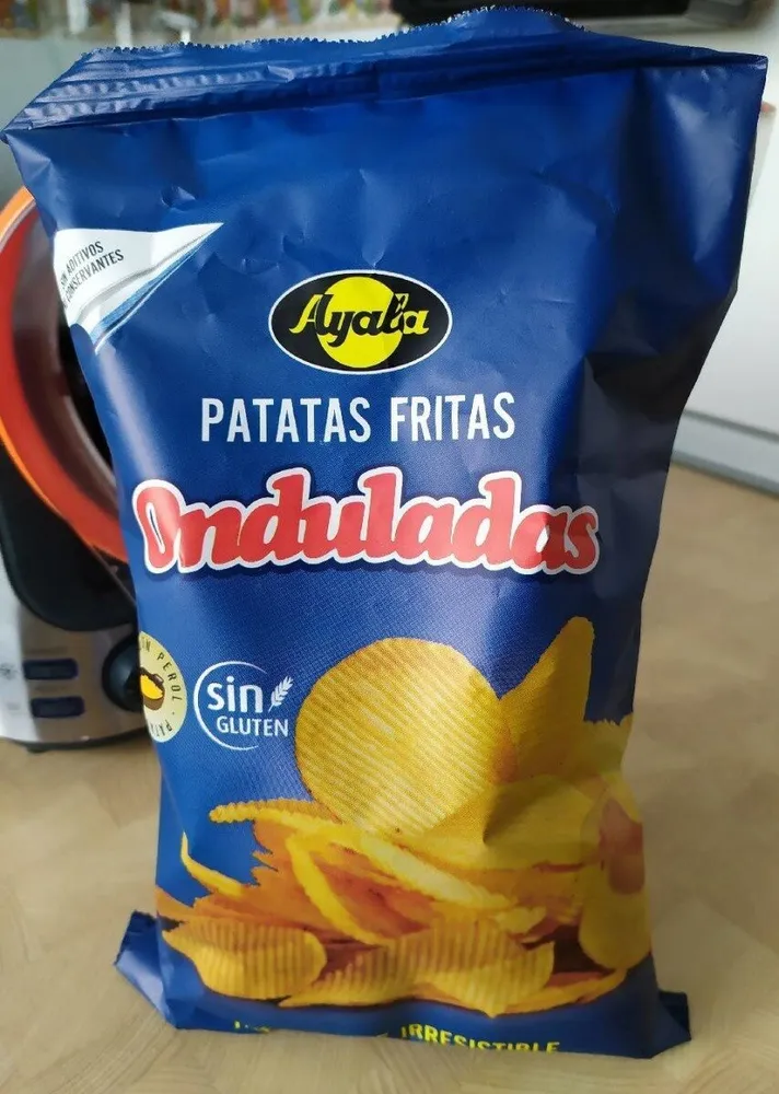 Patatas fritas onduladas