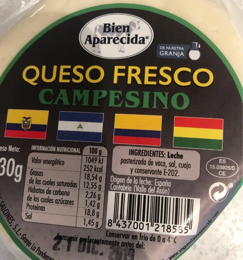 Queso Fresco Campesino