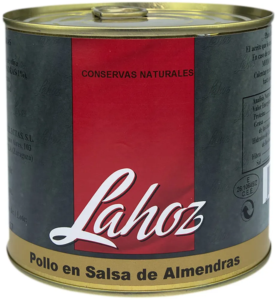 Pollo en salsa de almendras