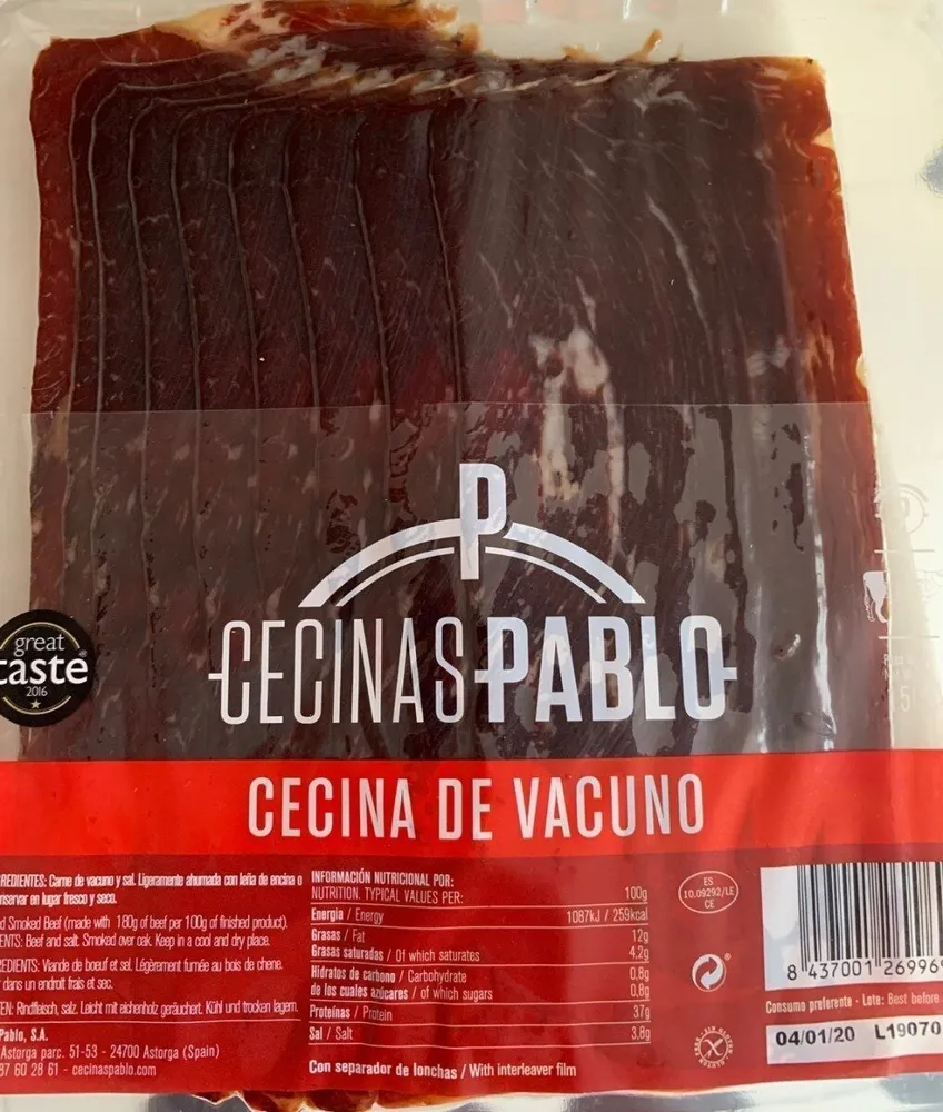 Cecina de Vacuno