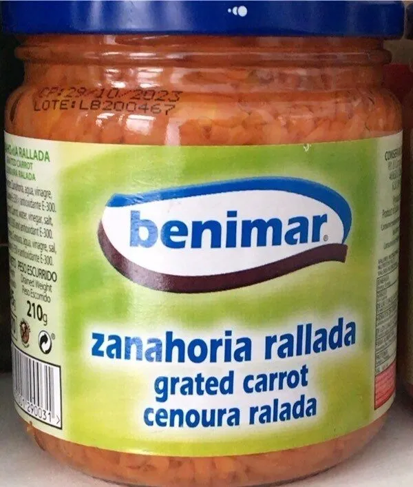 Zanahoria rallada