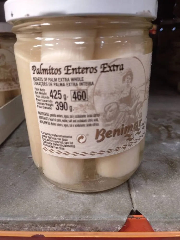 Corazones de palmito
