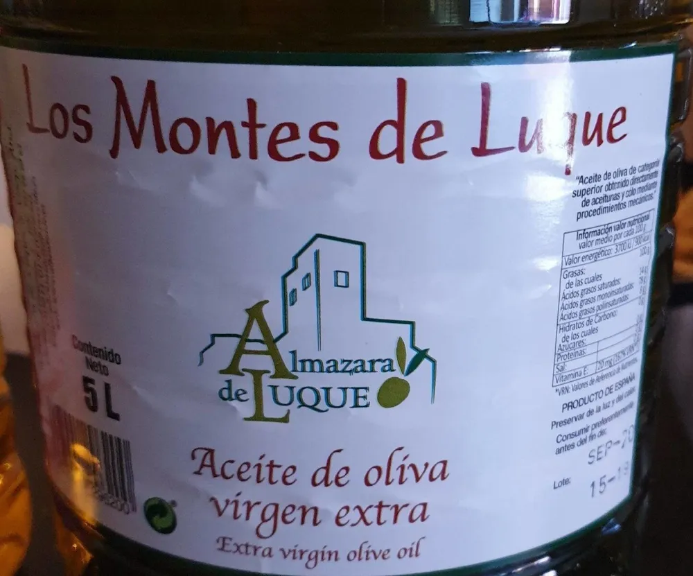 Aceite los montes de luque