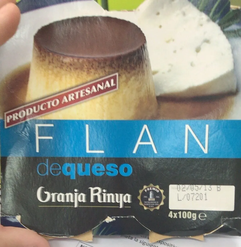 Flan de queso