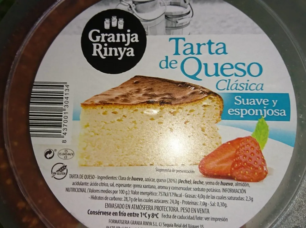Tarta de queso clásica
