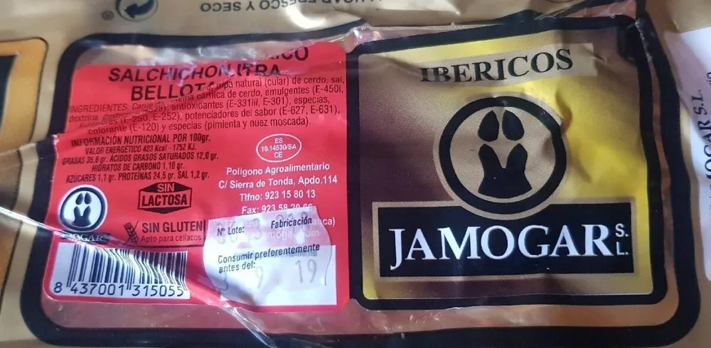 Salchichon iberico bellota extra