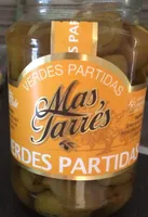 Aceitunas verdes partidas
