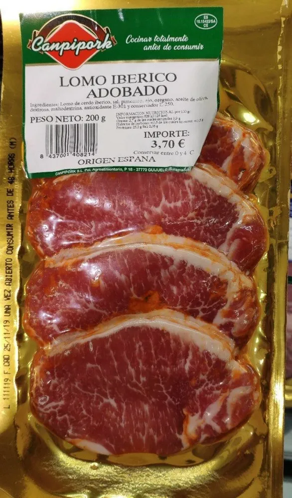 Lomo ibérico adobado