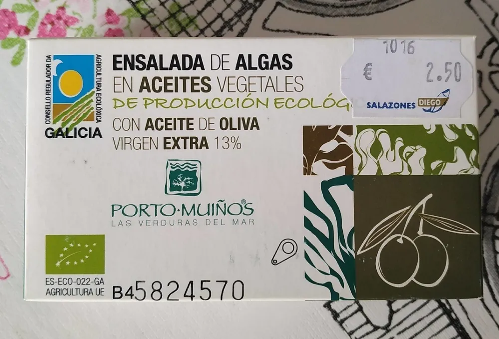 Ensalada de algas en aceites vegetales