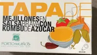 Mejillones en salsa brava con kombo de azúcar