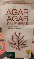 Agar agar en fibras
