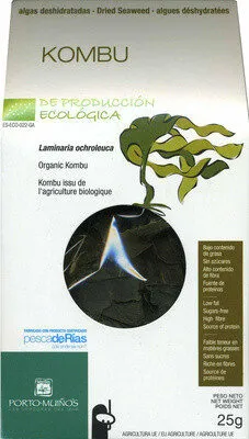 Algas kombu deshidratadas