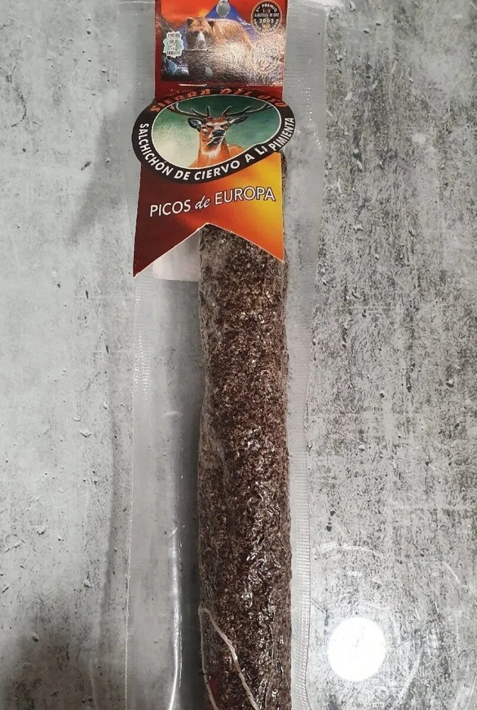 Salchichón de ciervo a la pimienta