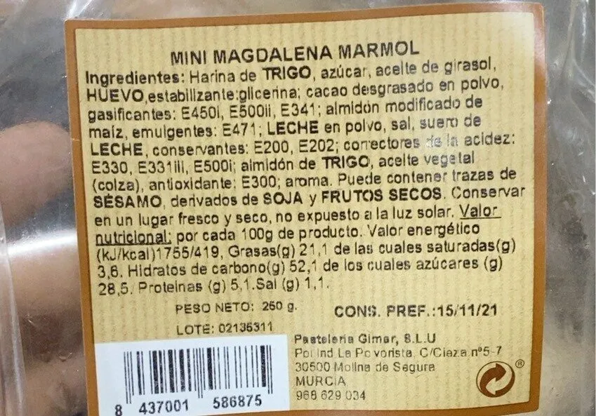 Mini Magdalenas