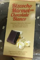 Bizcocho marmol con chocolate blanco