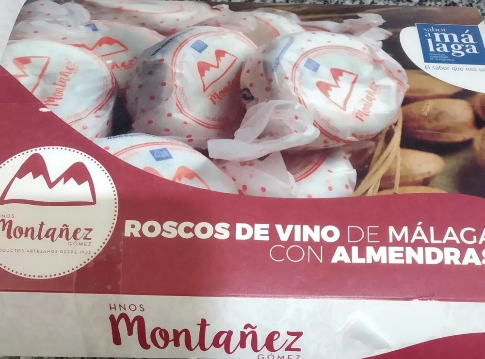 Roscos de vino de Málaga con almendras