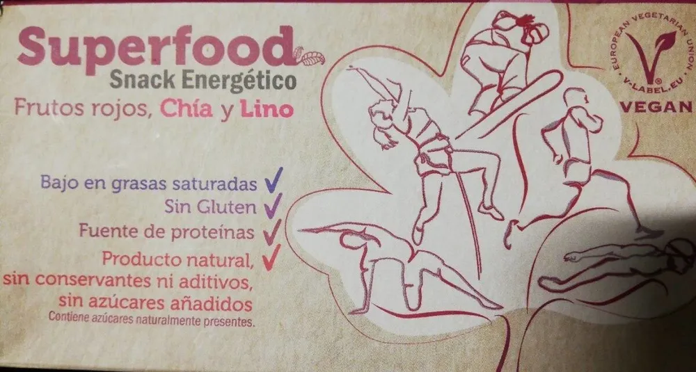 Superfood Frutos Rojos, Chía y Lino