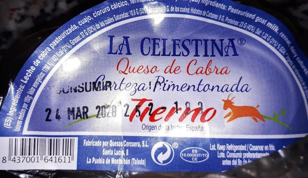 Queso de cabra la celestina tierno