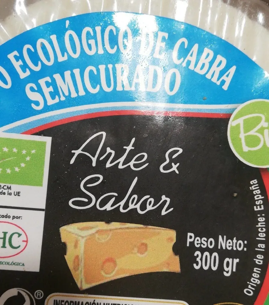 Queso ecológico de cabra semicurado