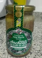 Filetes de anchoas en aceite de oliva
