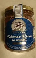 Calamar géant au naturel