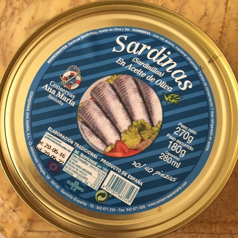 Sardinas en aceite de oliva