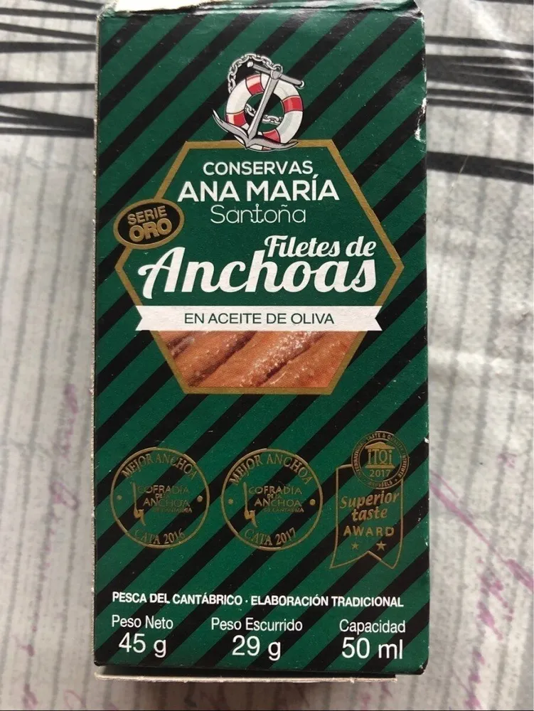 Filetes de anchoas