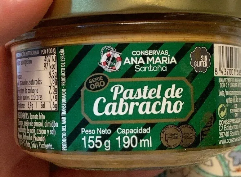 Pastel de cabracho