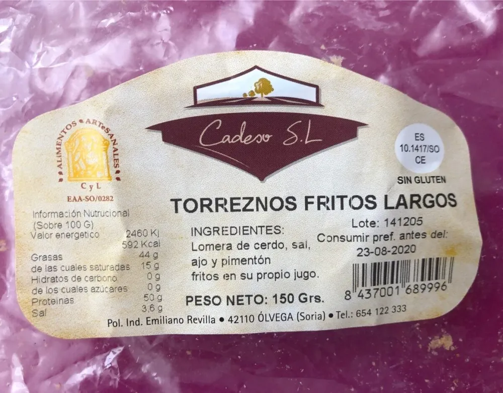 Torrezno fritos