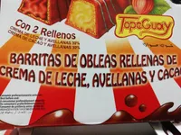 Barritas de obleas rellenas