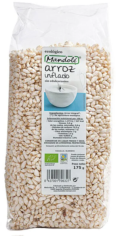 Arroz inflado